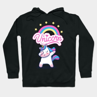 Unicorn With Stars Hoodie